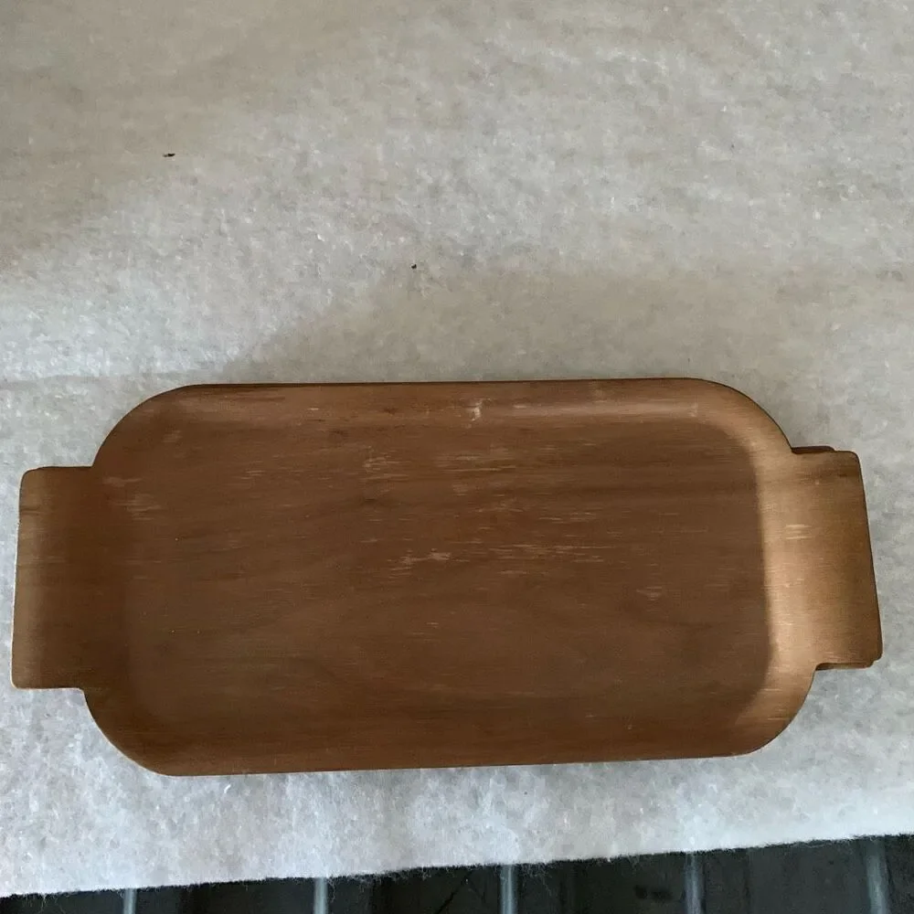 4 Toastmaster Hospitality Set Trays McGraw Electric Co. Mid Century Wood USA